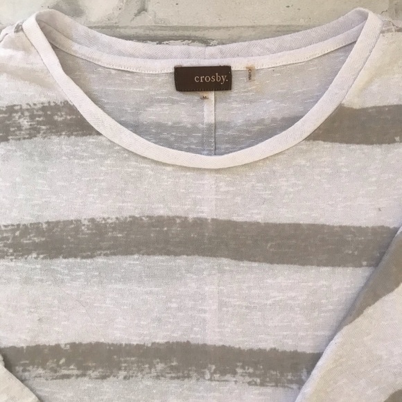 Mid-Sleeve Striped Tshirt - Picture 4 of 5